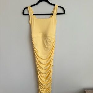 Oh Polly Sunshine Yellow Midi Dress